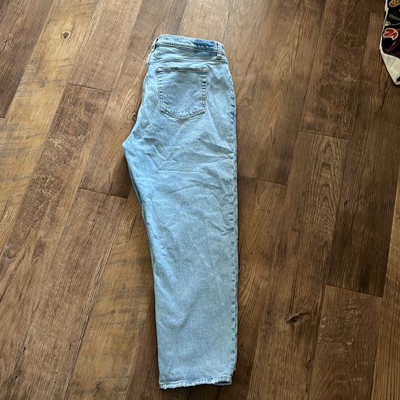 Abercrombie & Fitch Cross Button The Dad High Rise Jean 33/16 - Picture 4 of 11